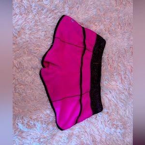 Hot pink lululemon shorts